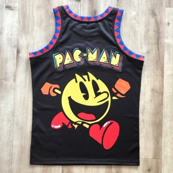 Pac-Man, Video Game, Headgear Classics, Premium, Basketball Jersey, New, No Tags - Picture 4 of 10